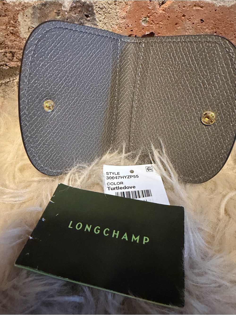 Longchamp Épure Leather Card Case - Picture 5 of 5